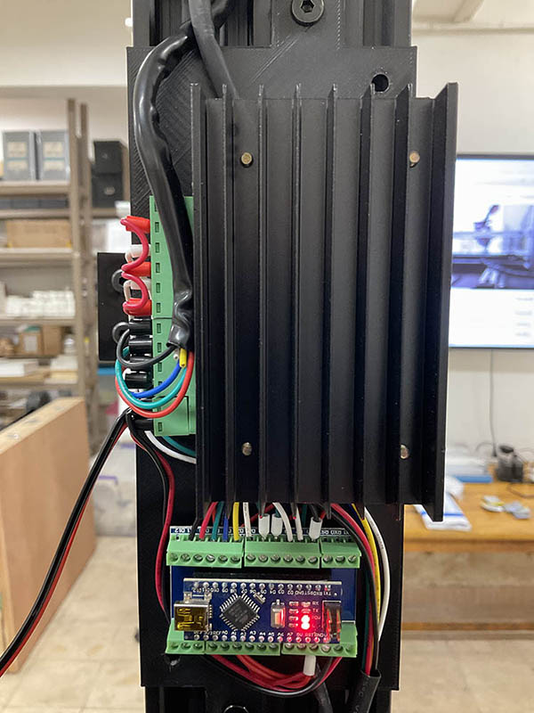 Qirab™ Digitisation Column (QDC100) Arduino microcontroller and stepper motor driver